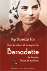 Dans les sabots et le regard de Bernadette de Lourdes