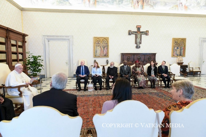Le Pape a rencontr les responsables internationaux des Equipe Notre-Dame