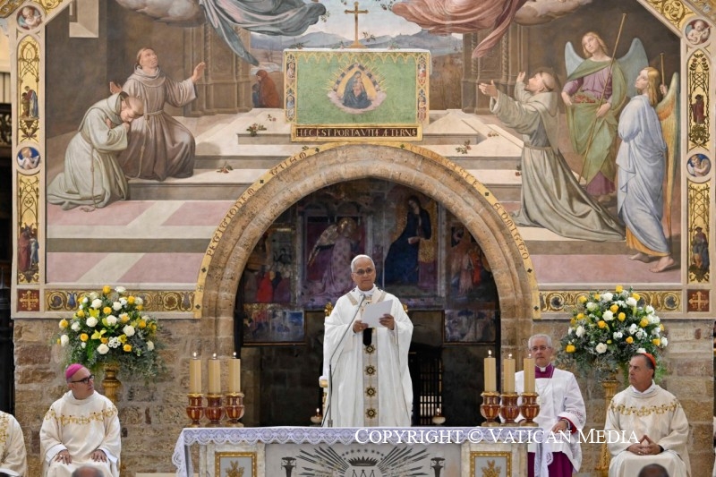 Assise : Basilique Sainte-Marie-des-Anges à la Portiuncule