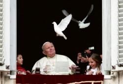 Jean-Paul II et la colombre de la paix