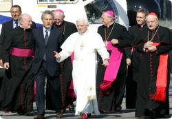 Arrivée du Pape à Valence