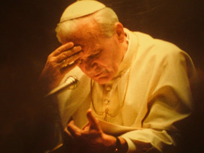 Saint Jean Paul II sur le Carême et les personnes âgées JPIIprierestesprit