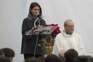 Le Maire de Rome parcitipe à la Messe de Noël